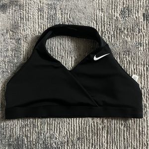 NWOT Nike Dri-Fit Adjustable Nursing Maternity Swoosh Bra - Black - LG